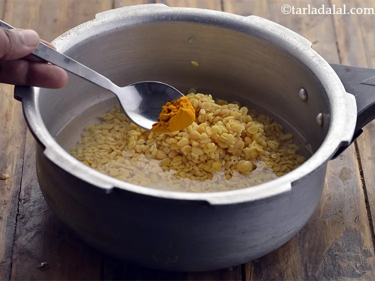 Step 22 – Add the turmeric powder.