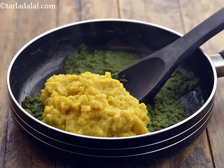 Step 27 – Add the prepared cooked dal.