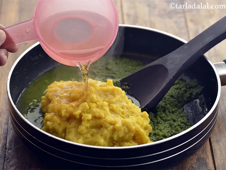 Step 28 – Add 3/4 cup of hot water.