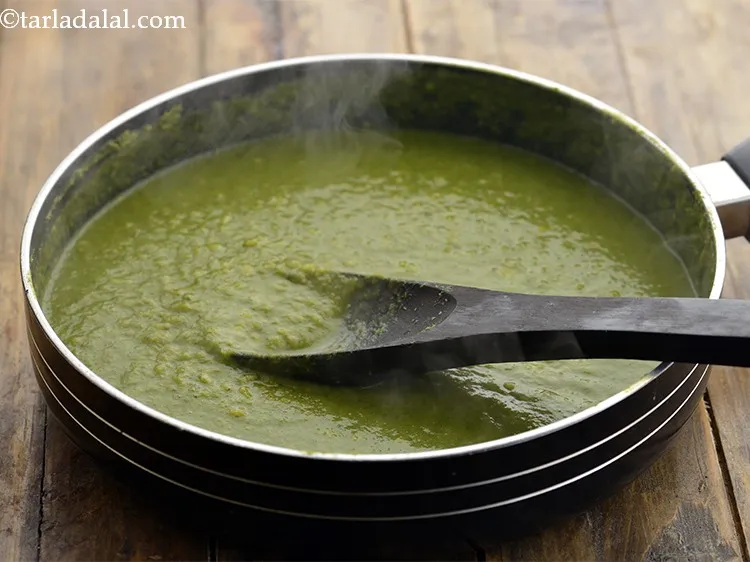 Step 30 – Mix well and cook on a medium flame for 3 to 4 minutes, while stirring …