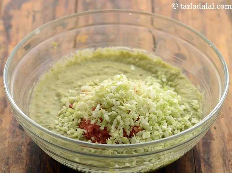 Step 12 – Add cabbage.