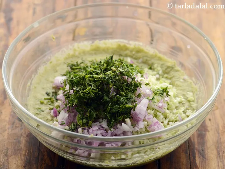 Step 14 – Add coriander for freshness.