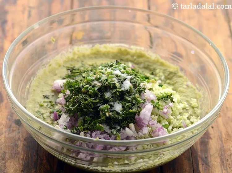 Step 15 – Add green chillies and salt. You can adjust the quantity of green chillies accorind to …