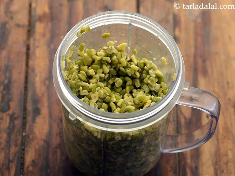 Step 7 – Transfer it to a blender jar.