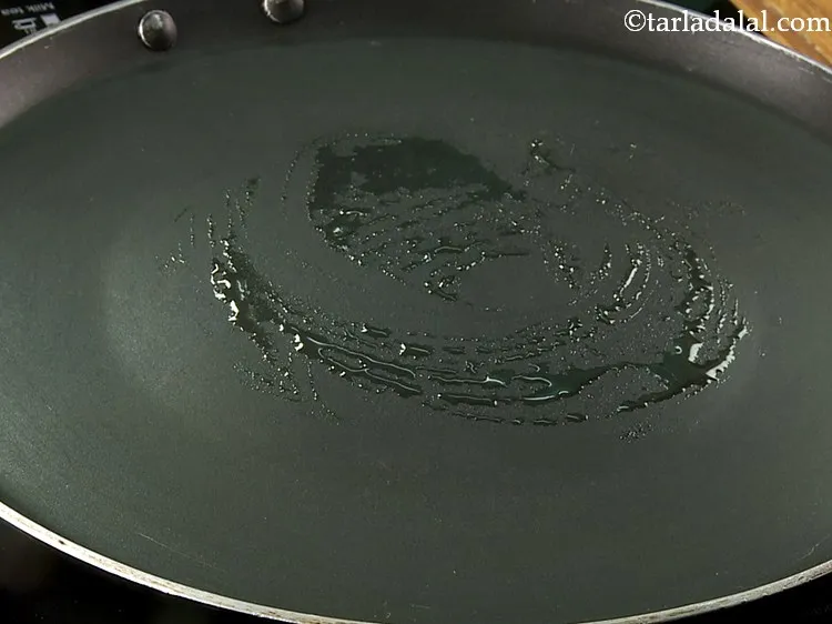 Step 13 – Heat a non-stick tava (griddle) and grease it using &frac14; tsp oil. Alternatively, you can …