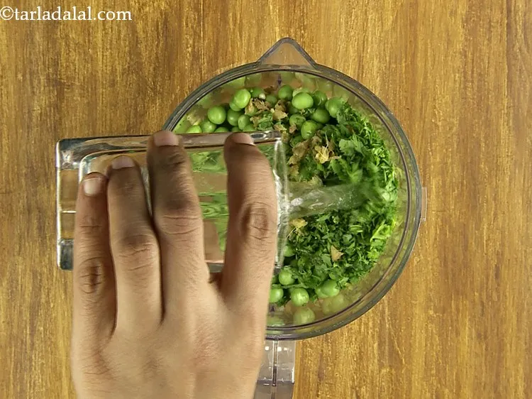 Step 9 – Add 1 cup of water and blend to make a thick batter.