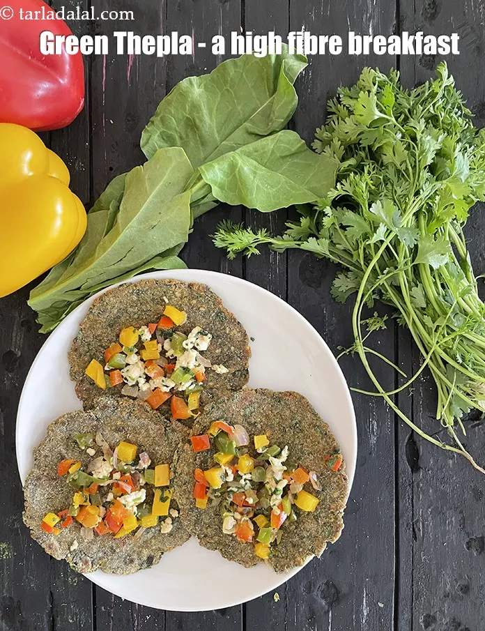 Step 54 – <strong>Green Thepla - a high fibre breakfast.</strong>