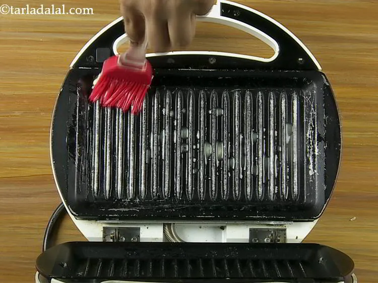 Step 17 – Grease the sandwich griller with little butter. If you do not have a sandwich griller …