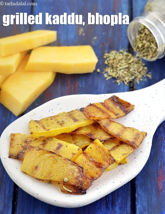 स्टेप 21 – <strong>ग्रिल्ड कद्दू रेसिपी&nbsp;|&nbsp;ग्रिल्ड भारतीय कद्दू, भोपला&nbsp;|&nbsp;ग्रिल्ड कद्दू आंखों के लिए …