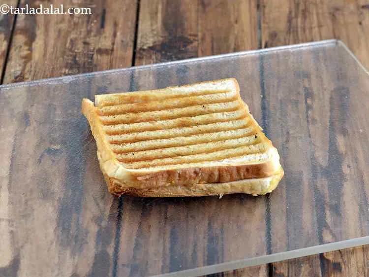 Step 13 – Grill the sandwich for 5 minutes or till it turns golden brown in colour from …