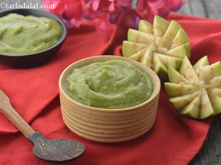 Step 20 – Transfer the <strong>Guava Chutney</strong> in a bowl and it is ready to serve. You can …