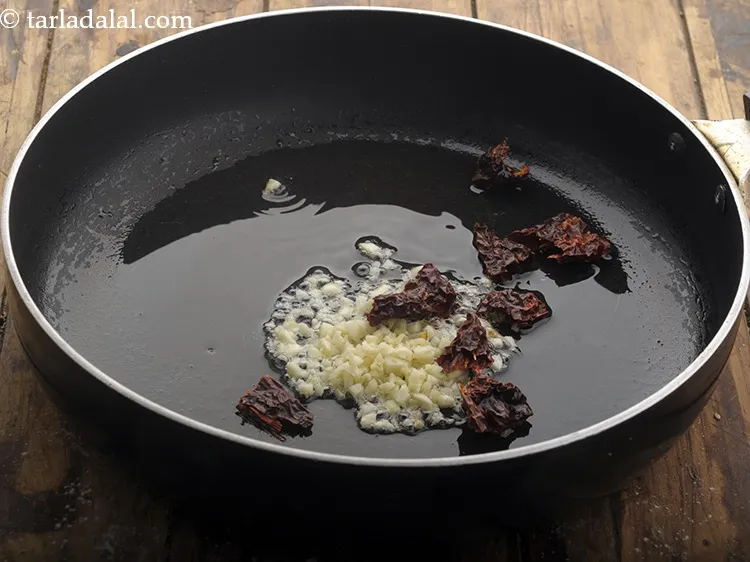 Step 9 – Add dry red chillies