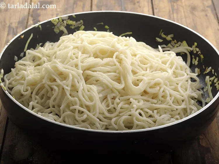 Step 15 – Add noodles and salt