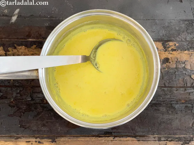 Step 8 – Cook on a medium flame for 1 minute, while stirring continuously.