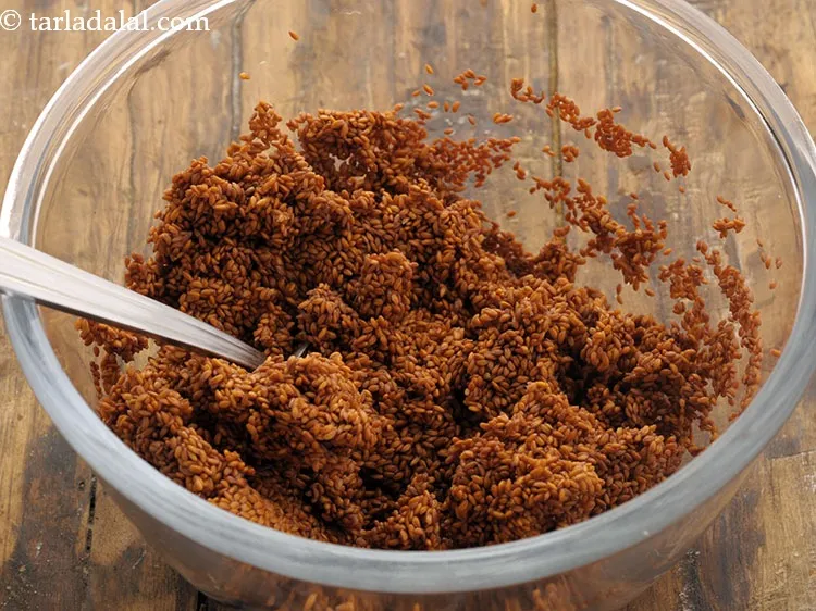 Step 6 – After 3 hours, do not drain the water, the soaked Halim will look like this.