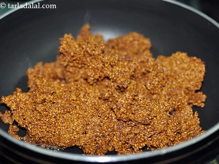 Step 8 – Add the soaked garden cress seeds.