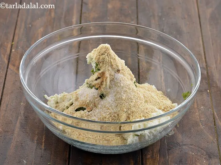 Step 15 – Add the bread crumbs and salt. The bread crumbs soak up the excess water and …