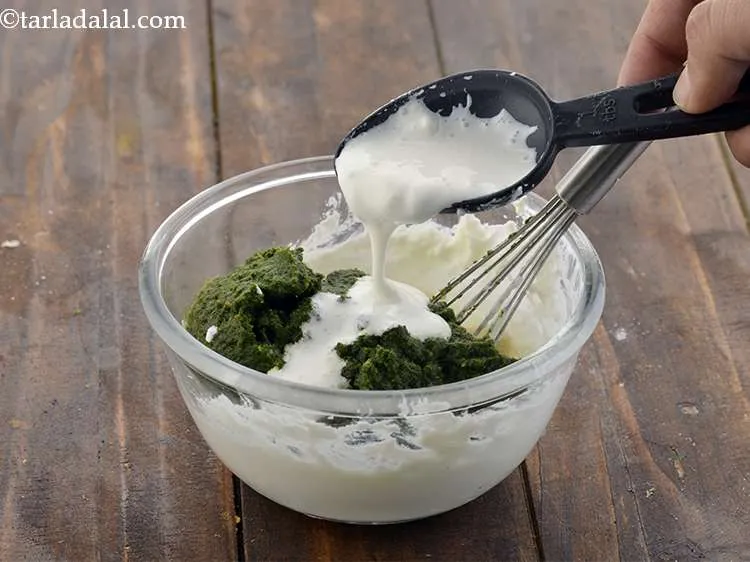 Step 33 – Now add the fresh cream.