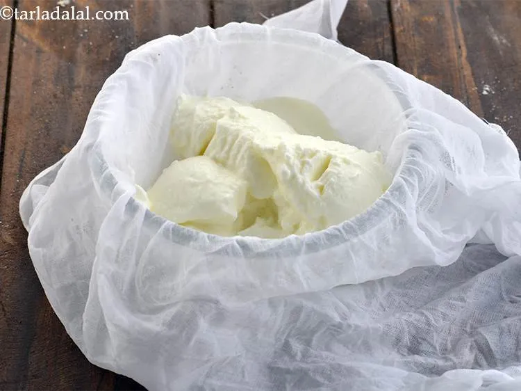 Step 21 – Cover a bowl with a muslin cloth and put about 5 tbsps or 1/3 cup …