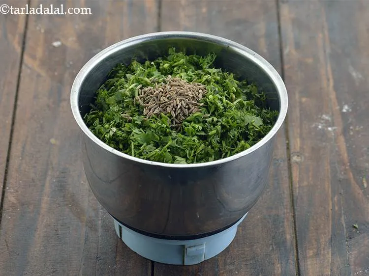 Step 27 – Now add the chillies for a kick and roasted cumin seeds to it. These give …