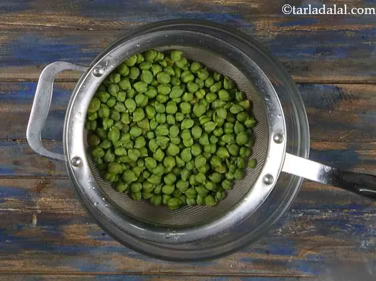 Step 6 – Remove from the flame, drain the water.