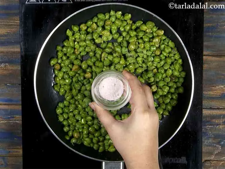 Step 13 – Now add black salt.