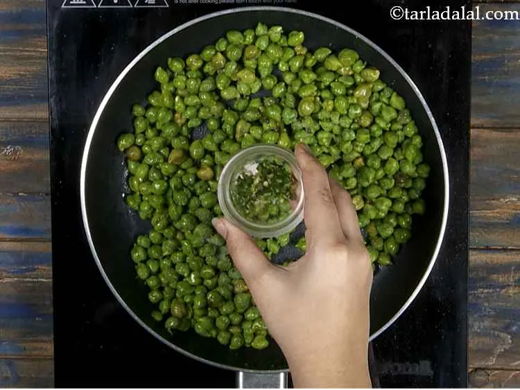 Step 14 – Add the chillies. You can increase the amount if you are a spicy food lover.