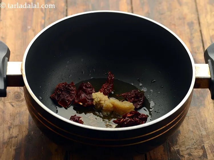 Step 13 – Add ginger-garlic paste. The <strong>hare lehsun ki toor dal recipe</strong> makes use of a handful …