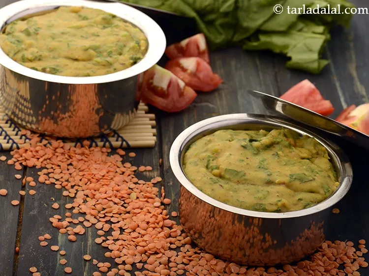 Step 31 – Serve <strong>hariyali dal recipe | hariyali dal tadka | healthy dal hariyali </strong>hot.