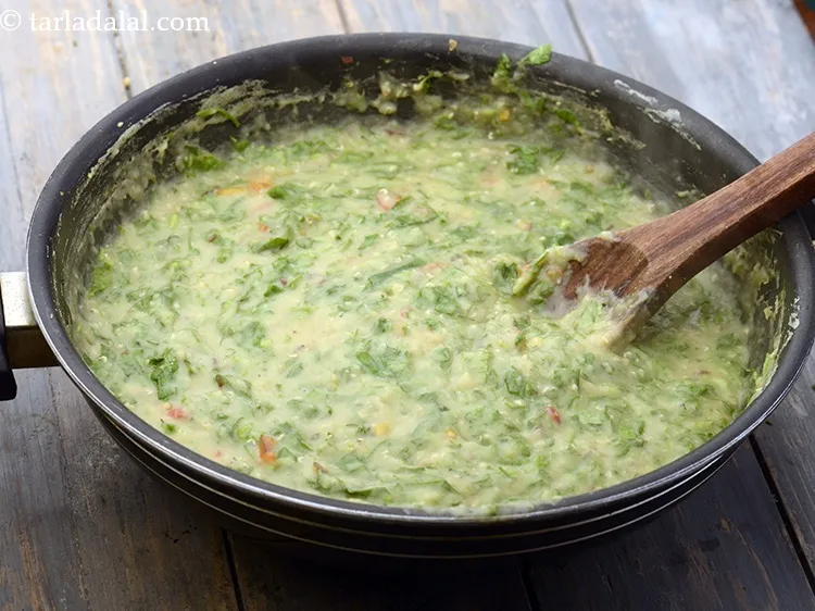 Step 24 – Cook on a medium flame for 1 minute.