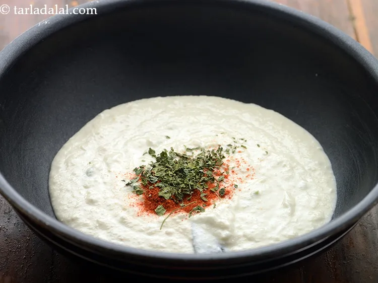 Step 40 – Add dried fenugreek leaves. Lightly roast them and crush them with your palms before adding …