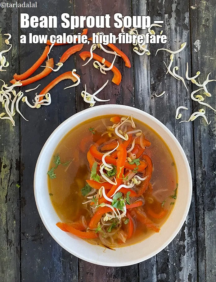 स्टेप 24 – <strong>बीन स्प्राउट सूप - कम कैलोरी, उच्च फाइबर वाला।</strong>