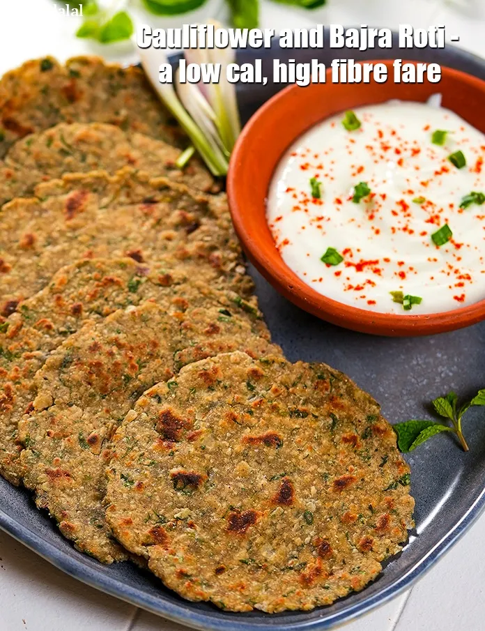 स्टेप 34 – <strong>फूलगोभी और बाजरे की रोटी - कम कैलोरी, उच्च फाइबर।</strong>