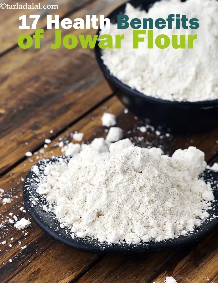 Step 4 – <strong>1. Rich in Fiber :&nbsp;</strong>Jowar Flour is naturally high in <a href="https://www.tarladalal.com/recipes-for-High-Fiber-819">Fibre</a>. 100 grams of …