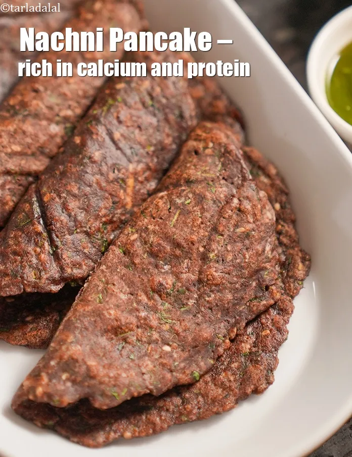Step 30 – <strong>Nachni Pancake &ndash; rich in calcium and protein.&nbsp;</strong>