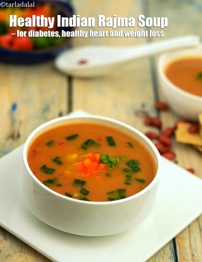 Step 42 – <strong>Healthy Indian Rajma Soup &ndash; for diabetes, healthy heart and weight loss.</strong>