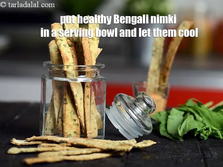 Step 24 – Put&nbsp;<strong>palak til jowar nimki | healthy Bengali nimki | healthy snack for weight loss |&nbsp;</strong>in …