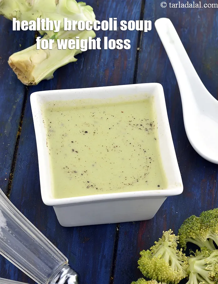 Step 19 – Serve <strong>veg broccoli soup recipe | healthy broccoli soup for weight loss | Indian broccoli …