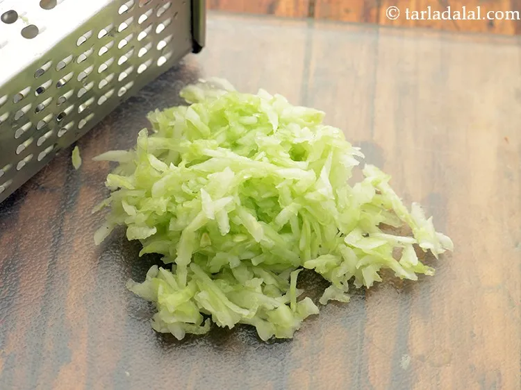 Step 7 – Grate it using a grater.