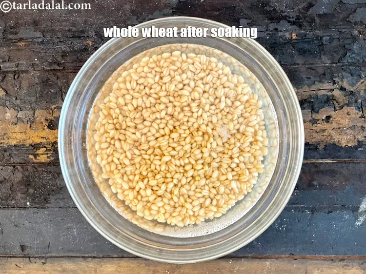 Step 19 – Whole wheat is difficult to cook and so has to be soaked overnight. If you …