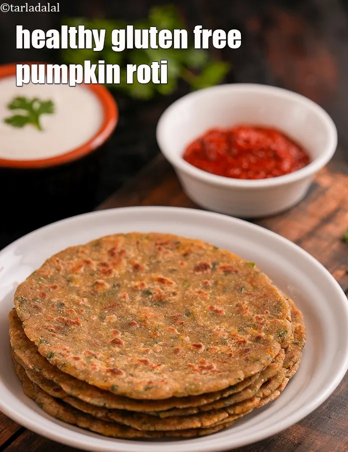 Step 27 – Serve <meta charset="UTF-8" /><strong>pumpkin paratha recipe | pumpkin paratha with jowar and bajra flour | …