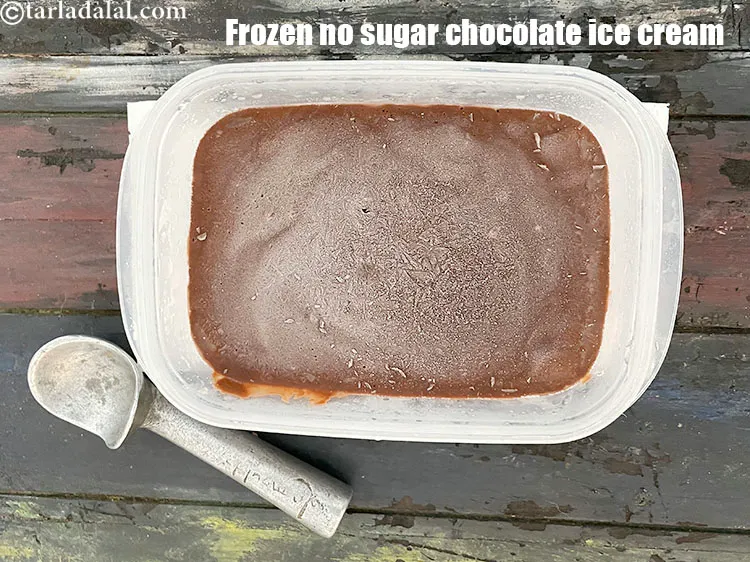 Step 21 – Freeze <strong>healthy Indian chocolate ice cream&nbsp;|&nbsp;&nbsp;chocolate banana ice cream&nbsp;|&nbsp;&nbsp;3 ingredient chocolate ice cream&nbsp;|&nbsp;no sugar chocolate …