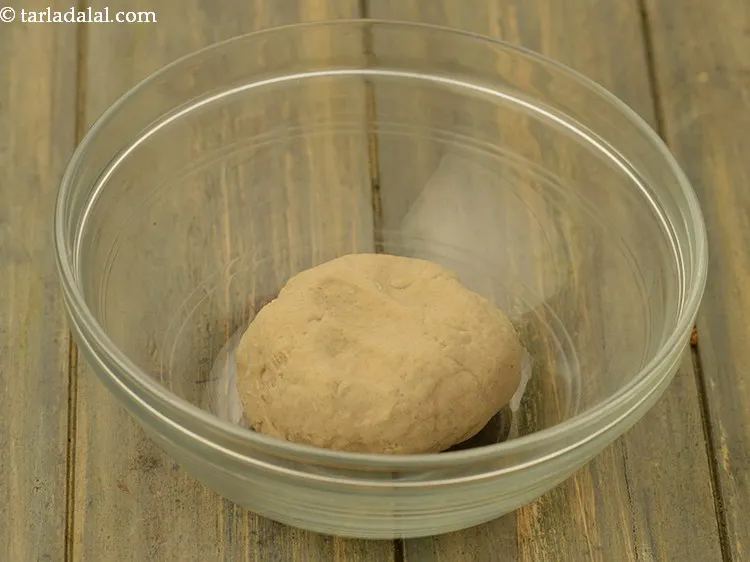 Step 5 – <p>Knead into a soft dough using enough water and keep aside. If not using the …