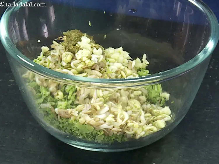 Step 9 – Add finely chopped garlic.