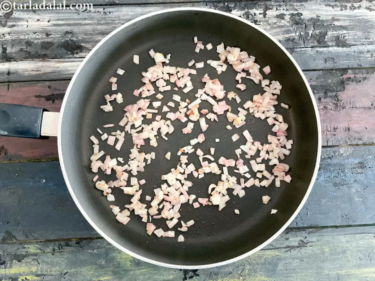Step 11 – Saut&eacute; on a medium flame for 1 minute.