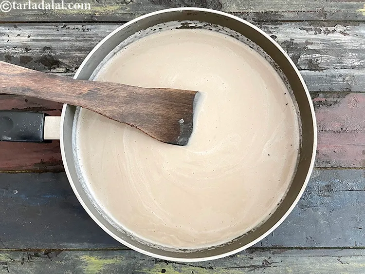 Step 26 – Mix <strong>healthy mushroom soup |&nbsp;mushroom soup for diabetes&nbsp;|&nbsp;mushroom soup without cream&nbsp;|&nbsp;simple and easy Indian style …