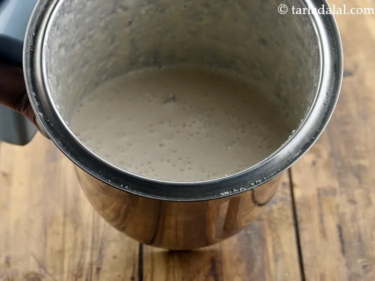 Step 19 – Again blend till smooth. This mixture should be free of lumps.&nbsp;