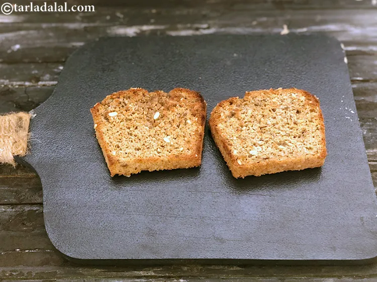 Step 2 – Toast the multigrain bread slices in a pop up toaster. You can buy readymade bread …