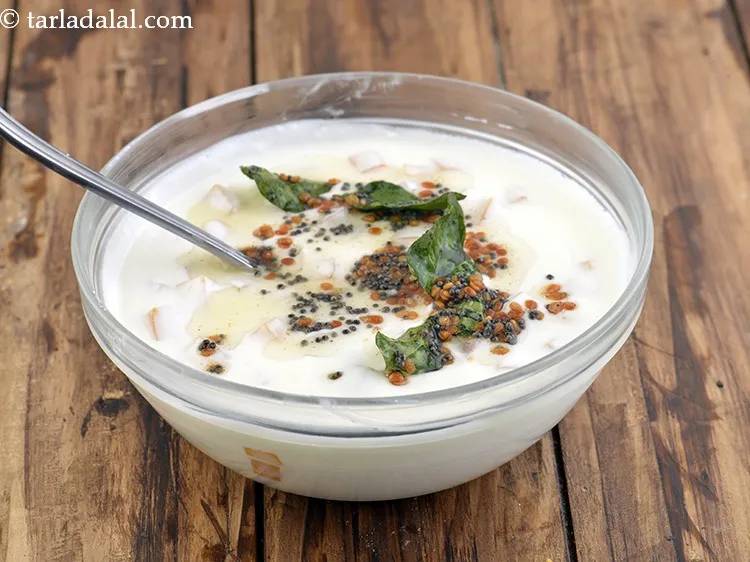 Step 33 – Pour this tempering over the pumpkin-curd mixture.