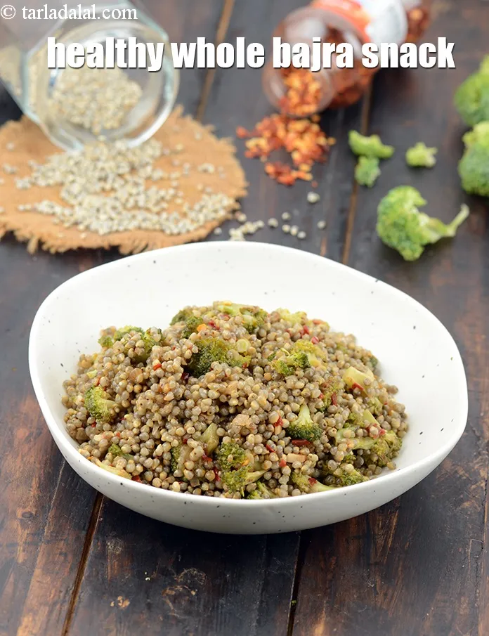 Step 31 – Serve can serve <strong>broccoli bajra salad recipe | healthy whole bajra snack | fibre rich …